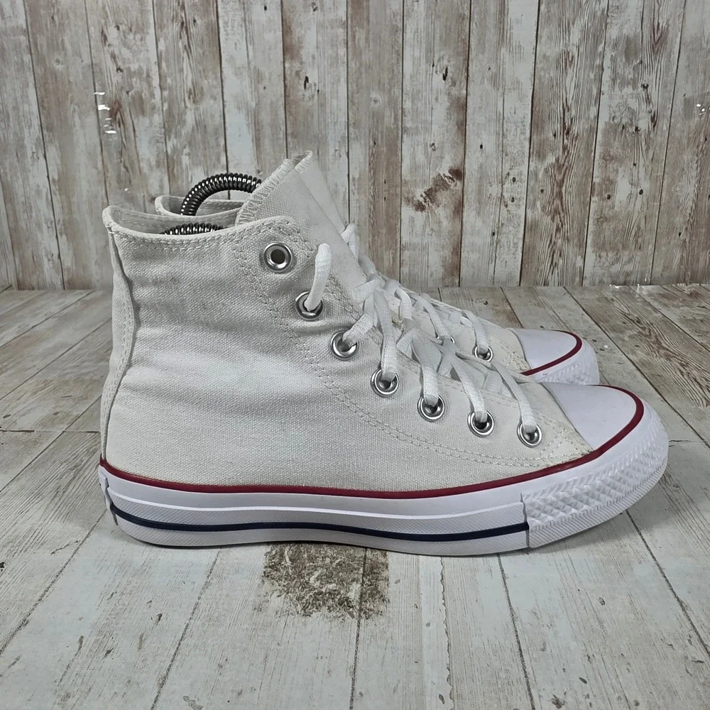 Converse‎ Chuck Taylor All Star High Top Sneakers White Canvas W7650 Womens 6